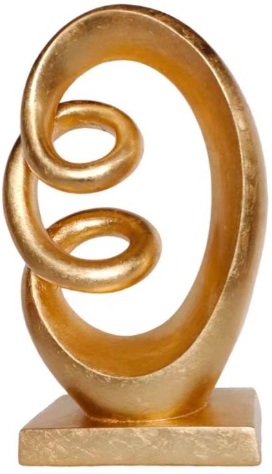 Ornament Curl | Goud bladzilver