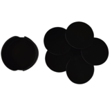 Onderzetters Nola | Mat Zwart