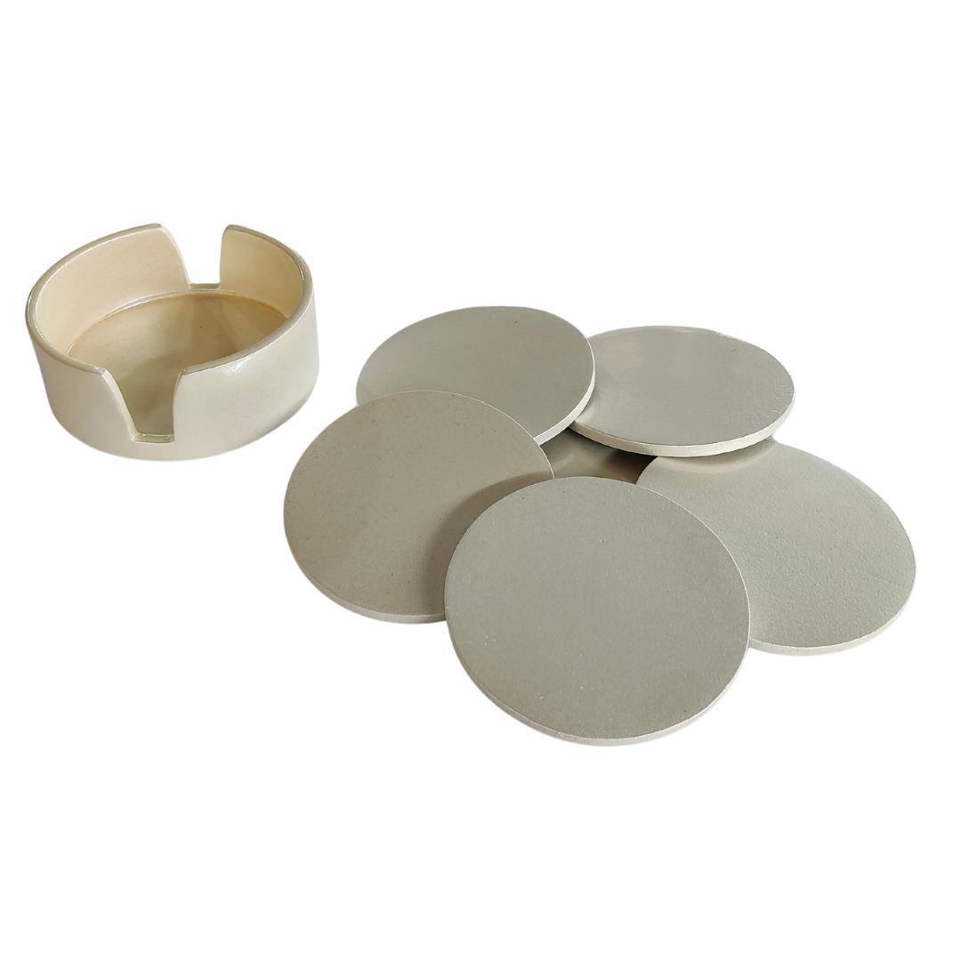 Onderzetters Nola | Pearl White