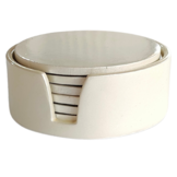 Onderzetters Nola | Pearl White