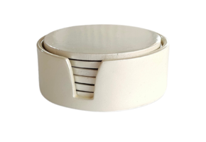 Onderzetters Nola | Pearl White