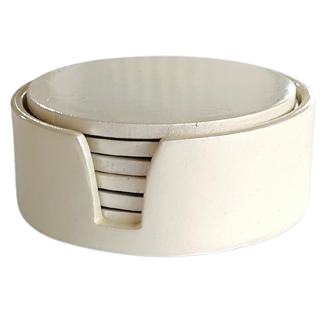 Onderzetters Nola | Pearl White