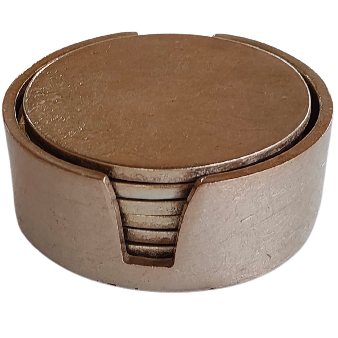 Onderzetters Nola | Koper Bladzilver