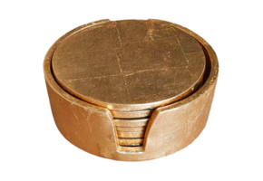 Onderzetters Nola | Goud Bladzilver