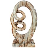 Ornament Curl | Bruin marmer