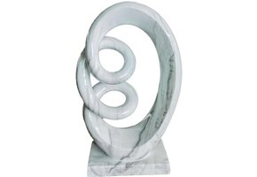 Ornament Curl | Wit Marmer