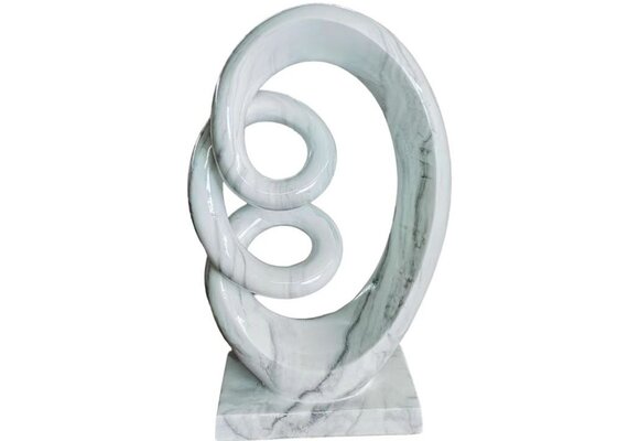 Ornament Curl | Wit Marmer