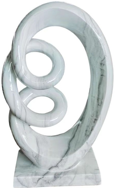 Ornament Curl | Wit Marmer