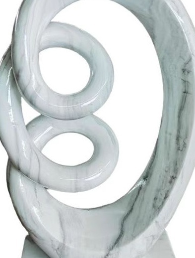 Ornament Curl | Wit Marmer