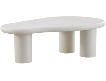 Salontafel Amy 130 cm Organisch - Japandi | Ronde poten