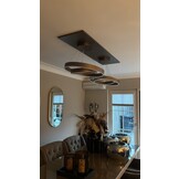 Design hanglamp Rounds - rosé goud incl. Led | 2 laags