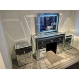 Kaptafel set Princess - Zilver - LED