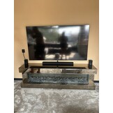 TV-Meubel Oxton - Sepia - incl. Sfeerhaard