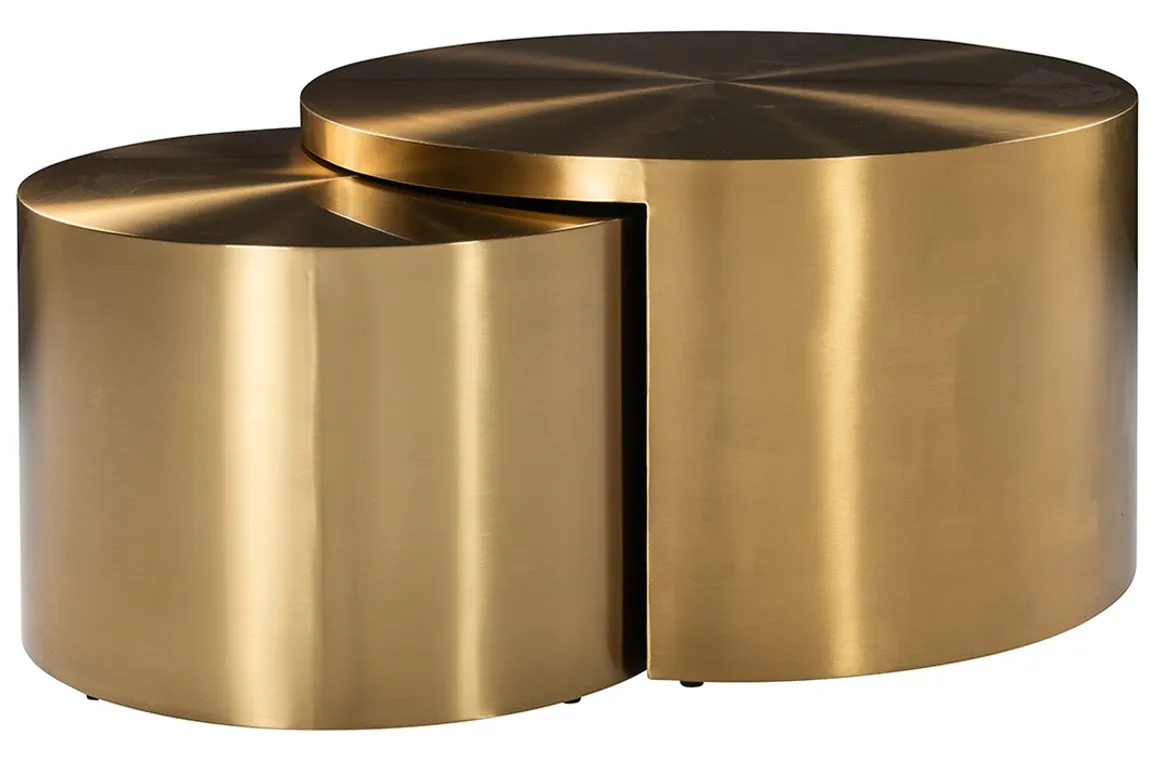 Salontafel Queen | Brushed Gold - set van 2
