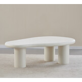 Salontafel Amy 130 cm Organisch - Japandi | Ronde poten