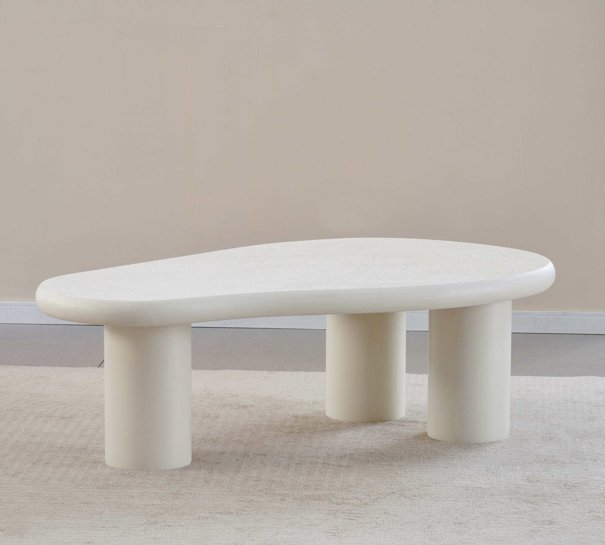 Salontafel Amy 130 cm Organisch - Japandi | Ronde poten