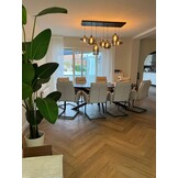 Hanglamp Smoke glas 7 lichts Mix