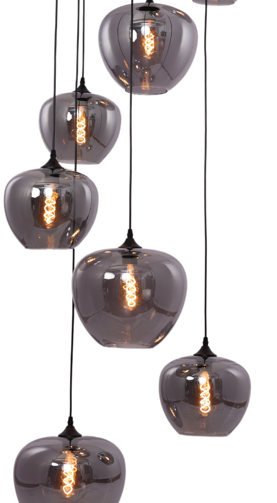 Videlamp Apples 8 lichts D60 x 400 cm