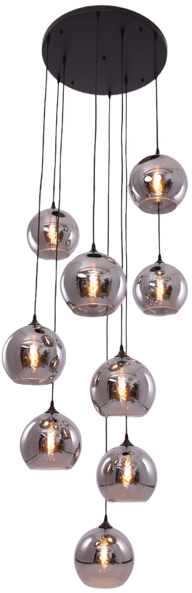 Videlamp Illusion 9 lichts D60 x 400 cm