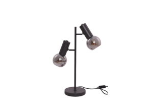 Tafellamp Aura  - Zwart - 2 lichts