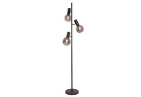 Vloerlamp Aura  - Zwart - 3 lichts