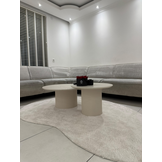 Salontafel Ronda | Gebroken Wit Eiken Fineer - set van 2