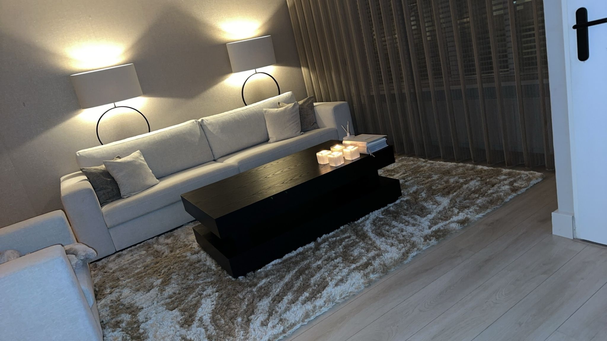 Salontafel Blackwood Zwart Eiken Fineer | Rechthoekig