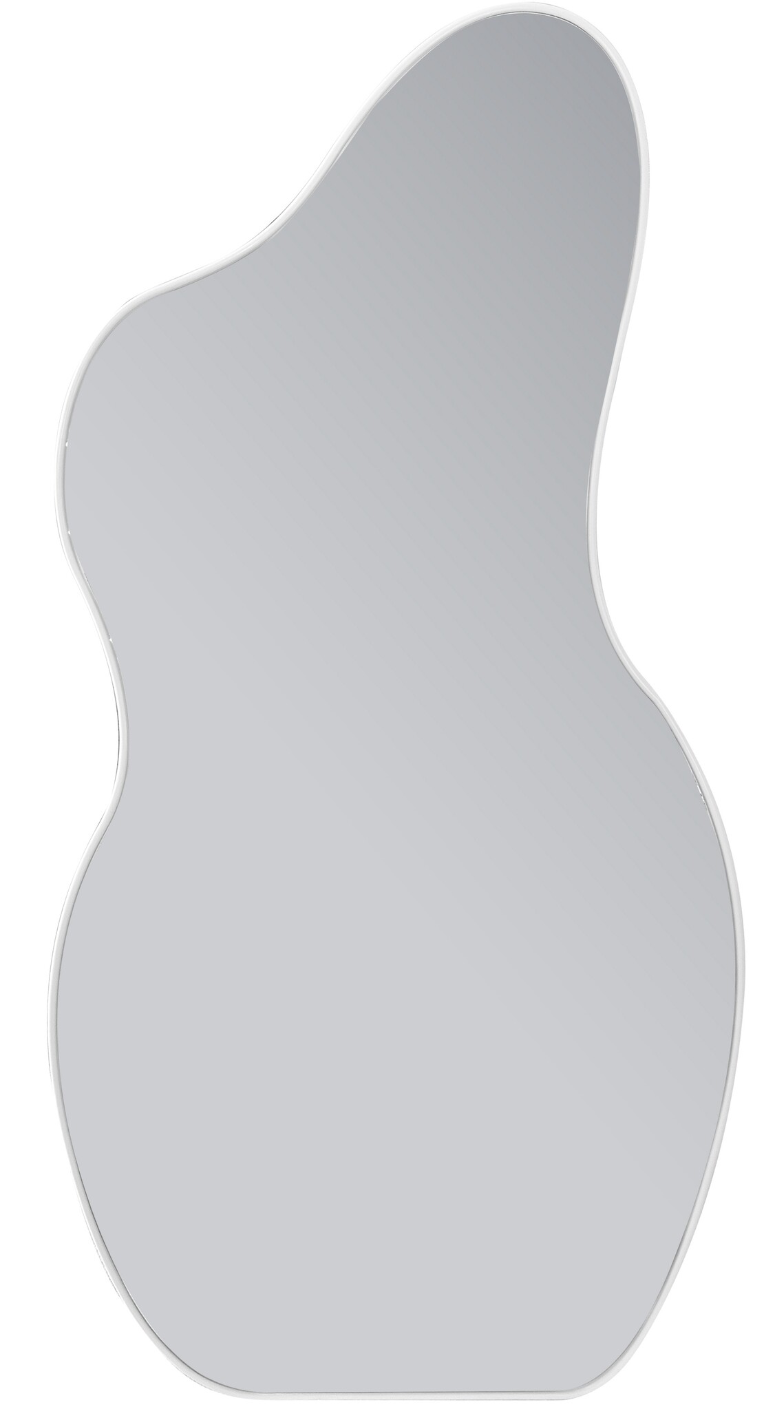 Organische spiegel wit