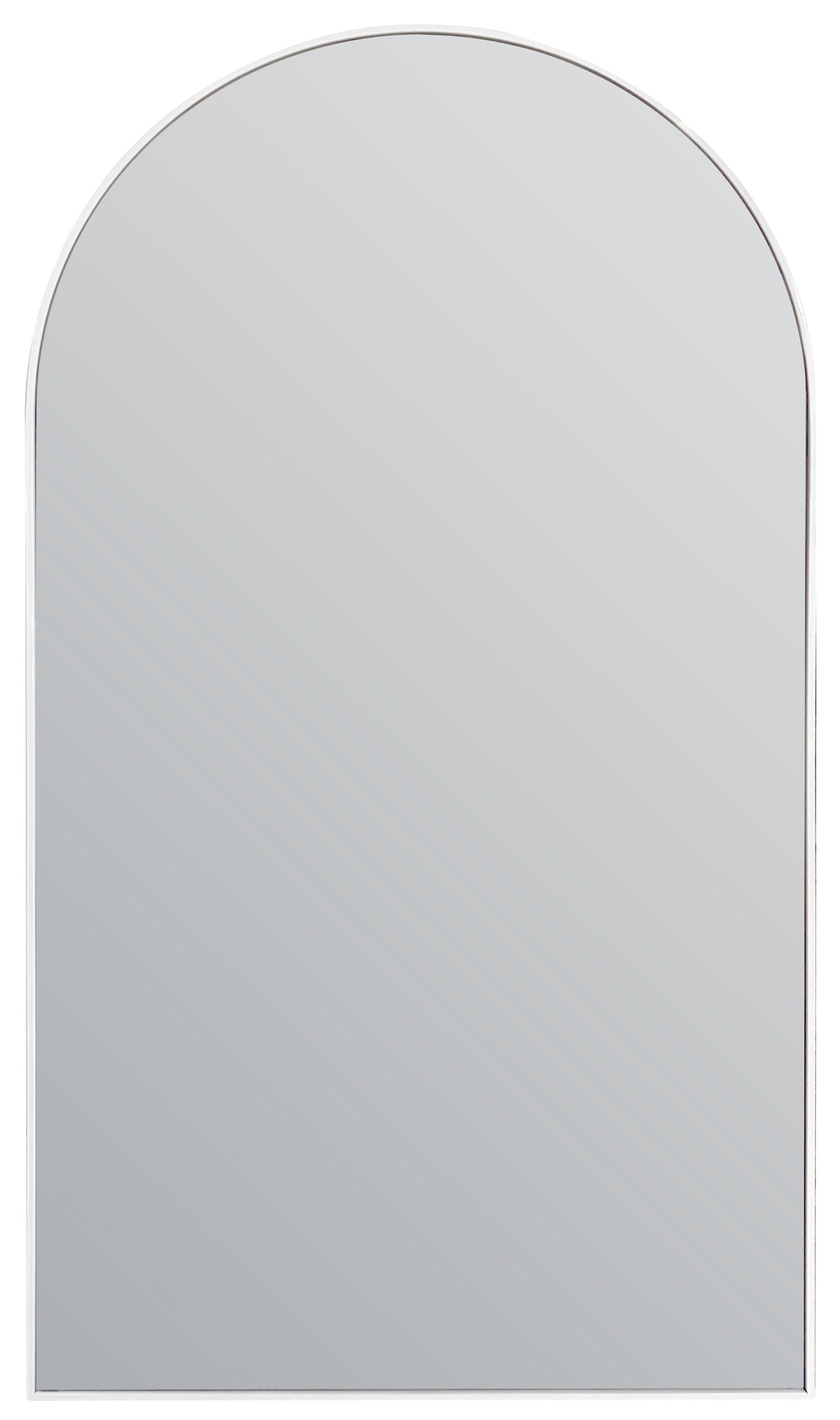 Boogspiegel Wit 100x180 - Staand- en Hangsysteem