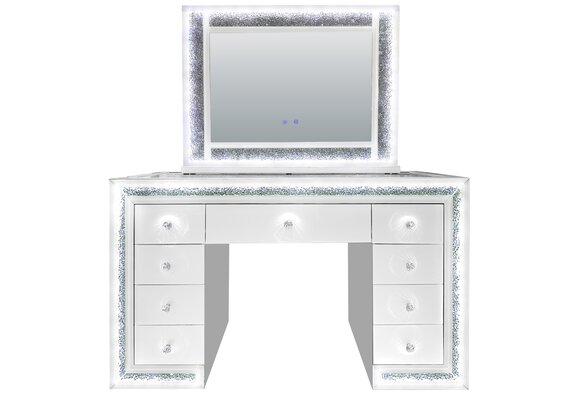 Kaptafel set Princess - Wit - LED