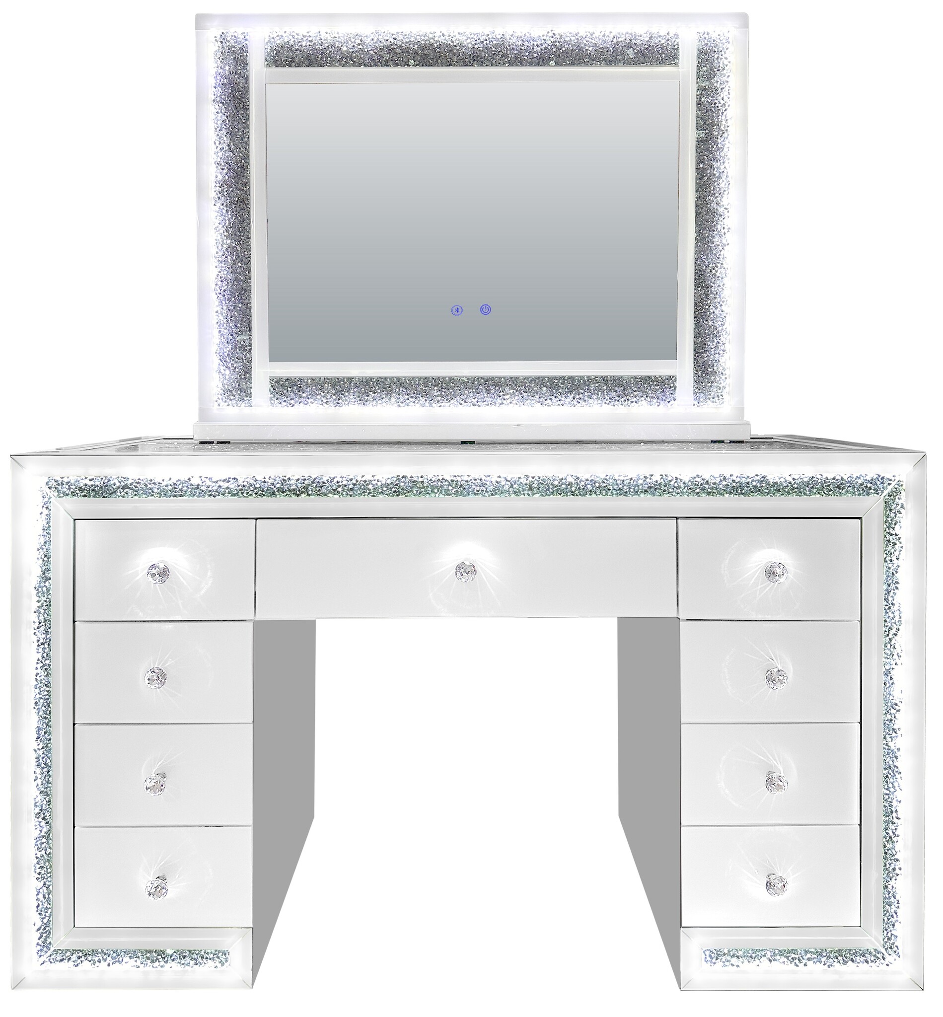 Kaptafel set Princess - Wit - LED