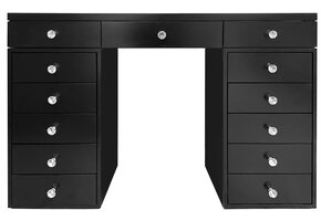 Kaptafel Amore - Zwart - 13 lades