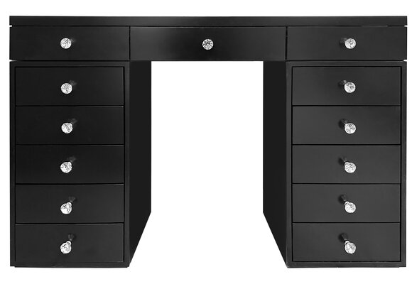 Kaptafel Amore - Zwart - 13 lades