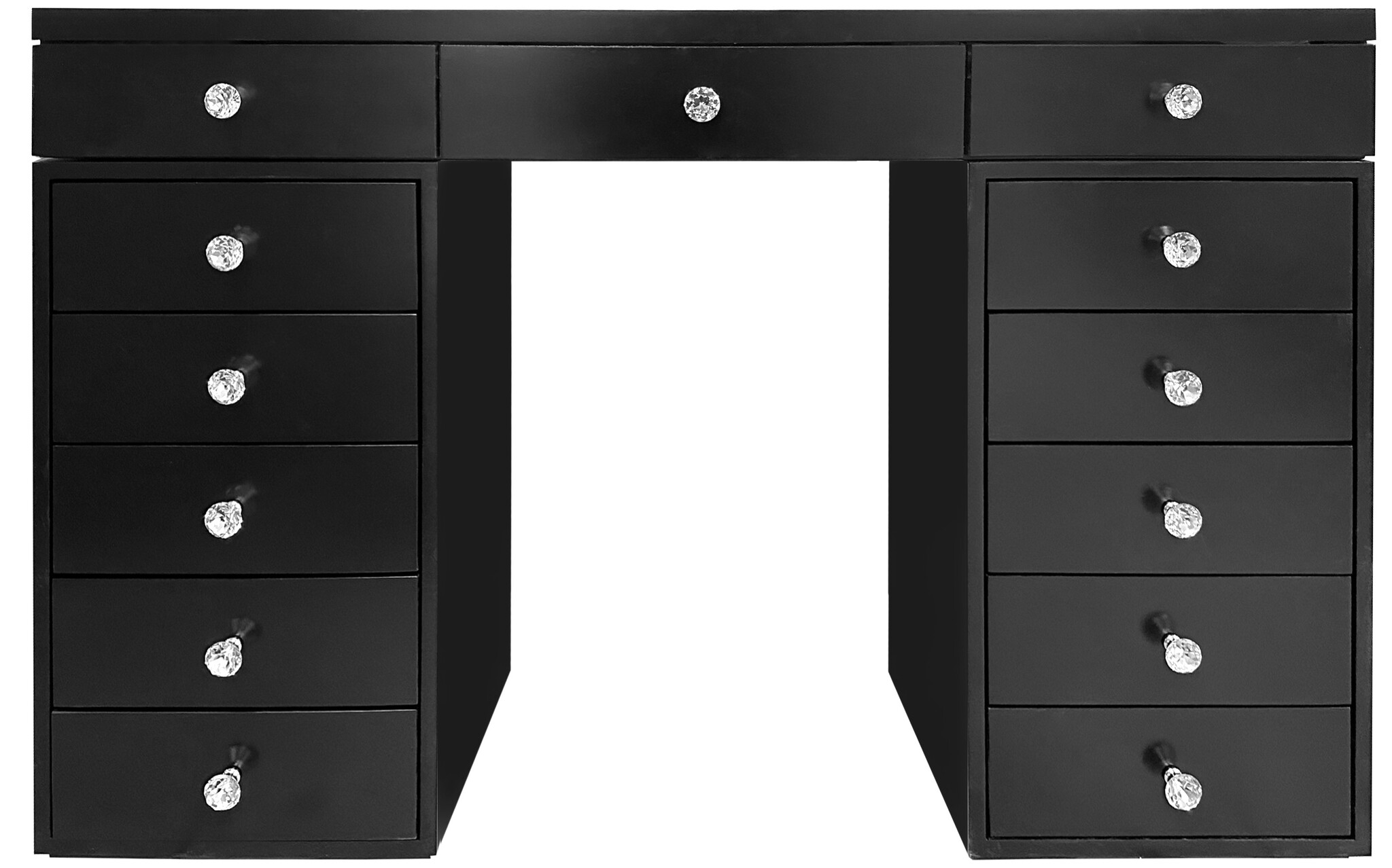 Kaptafel Amore - Zwart - 13 lades