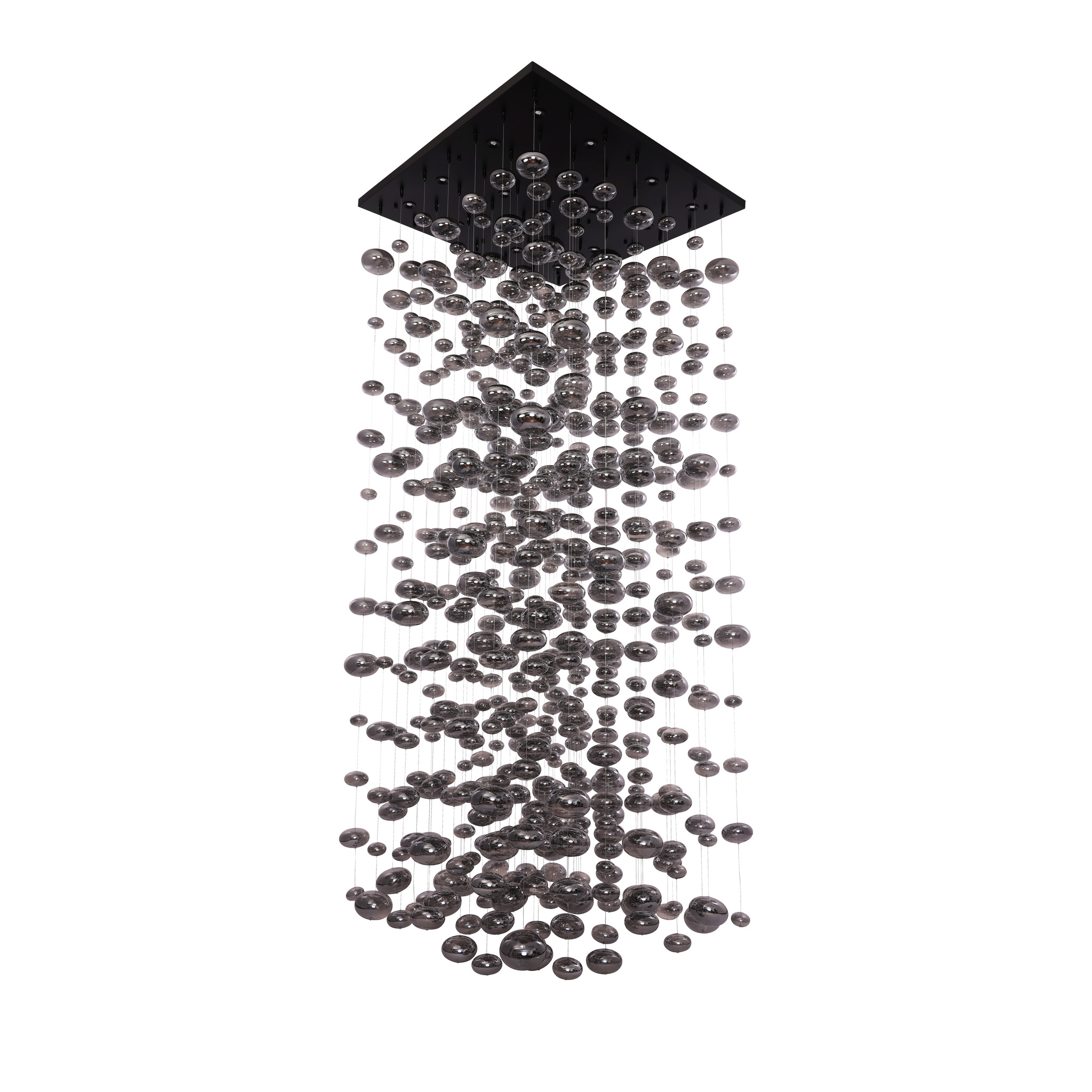 Videlamp Bubbles Smoke glas D100 x H250 cm