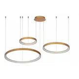 Design hanglamp Rings - Goud incl. Led