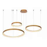 Design hanglamp Rings - Goud incl. Led