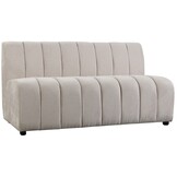 Eetkamerbank Luce - Velvet Champagne (Bergen 902)