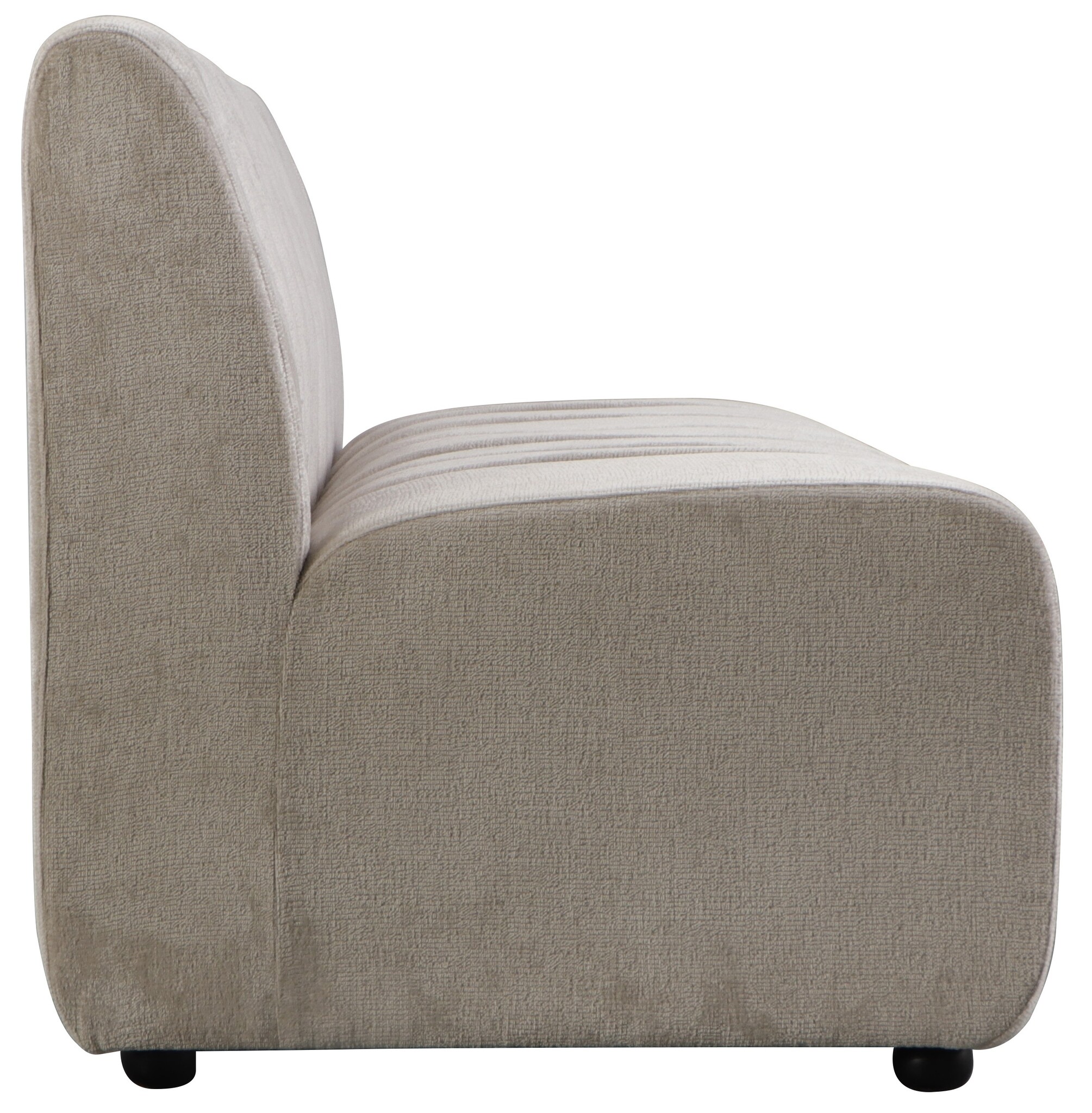 Eetkamerbank Luce - Velvet Champagne (Bergen 902)