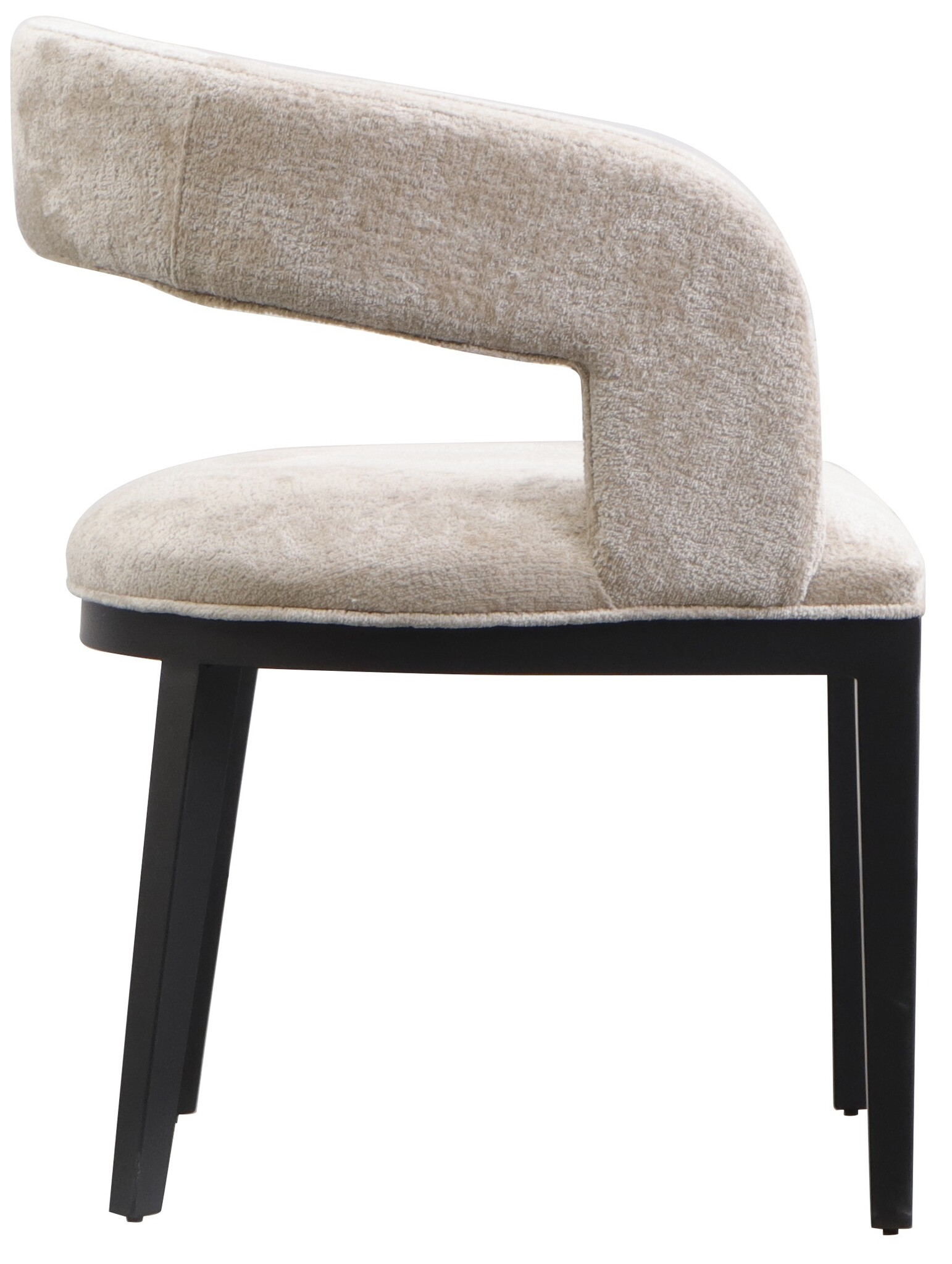 Eetkamerstoel Azure - Beige Chenille - Bergen 902