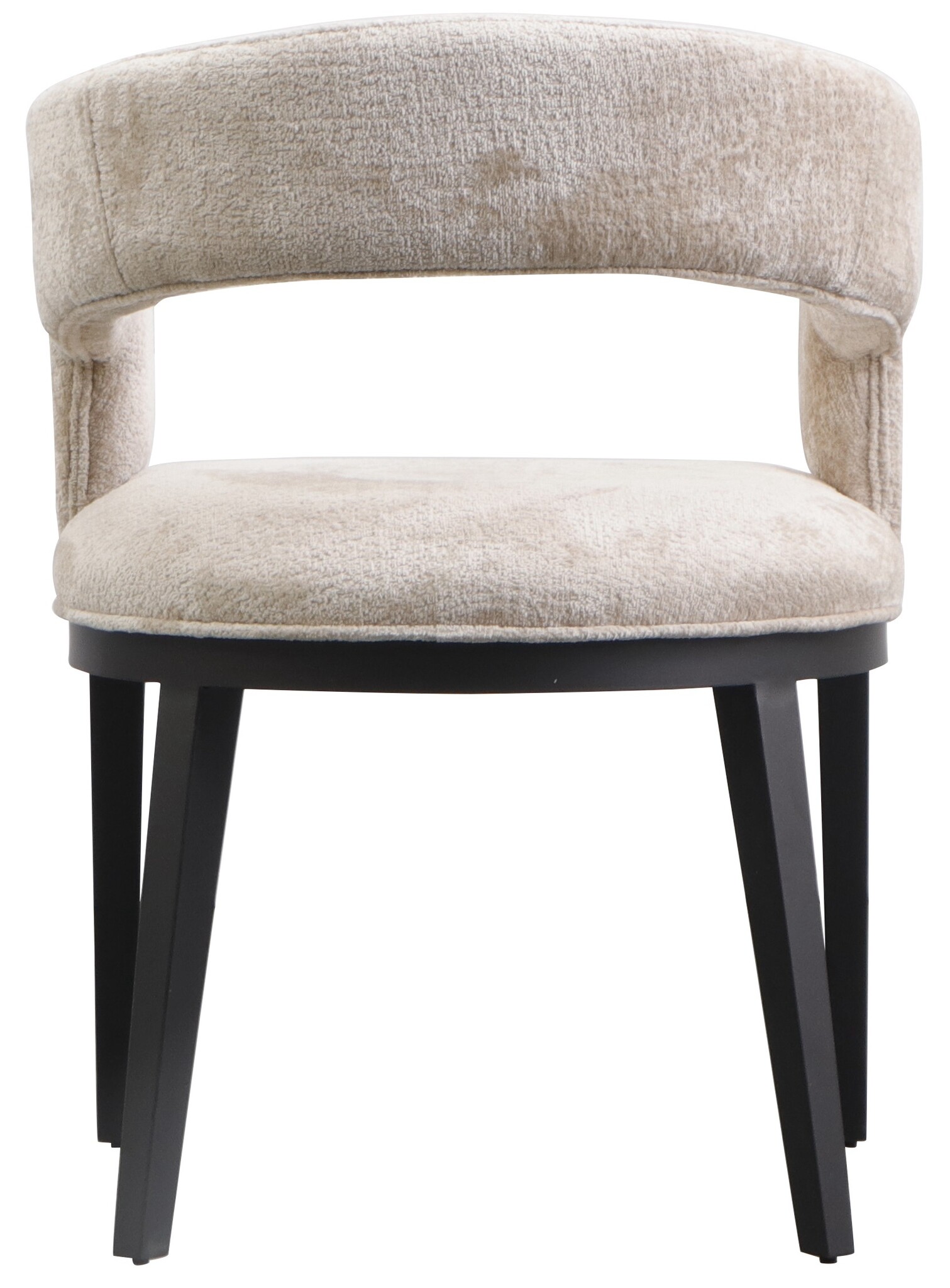 Eetkamerstoel Azure - Beige Chenille - Bergen 902