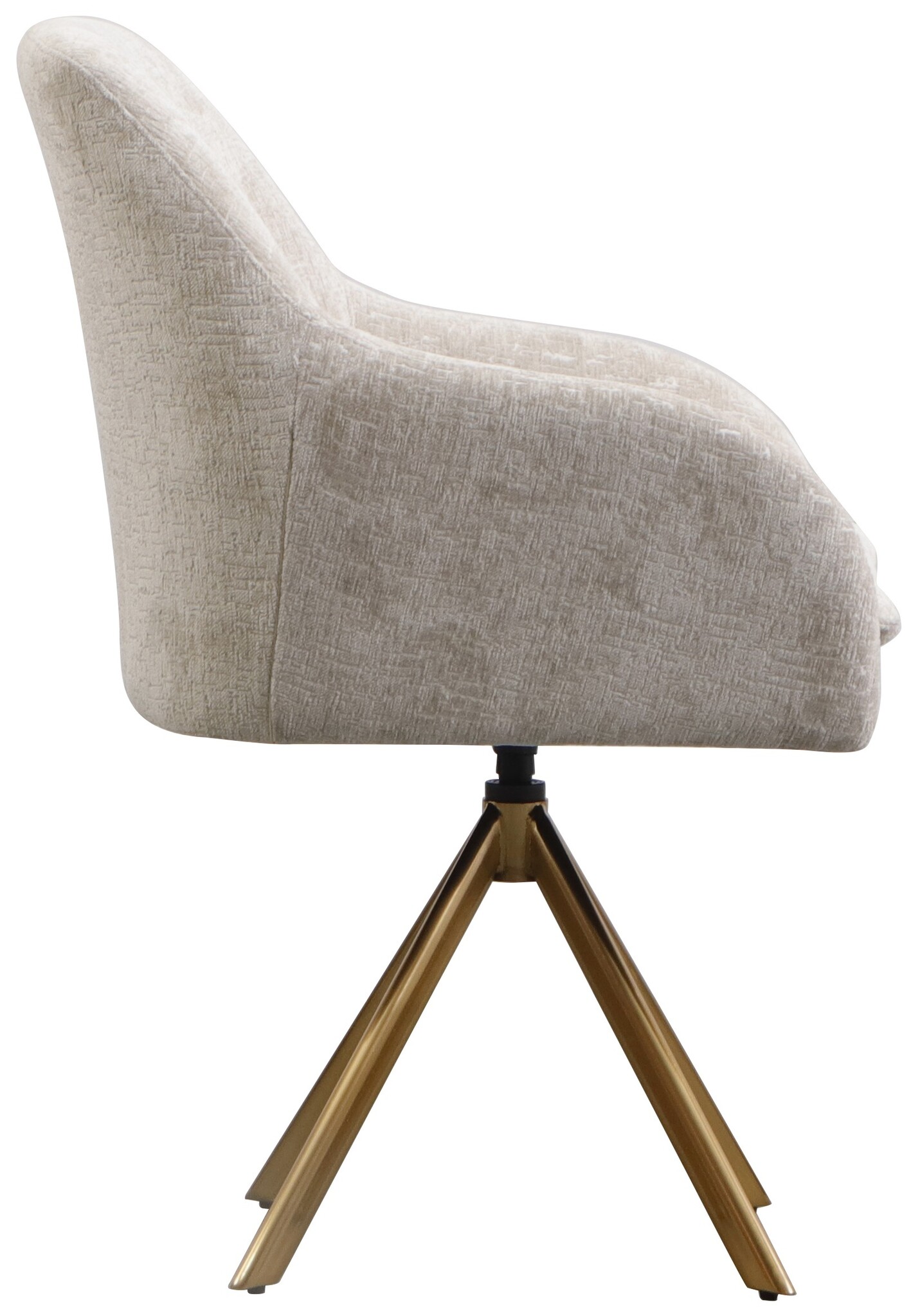 Draaistoel Mercure - Taupe Chenille - Island Pearl 106