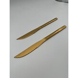 Luxe Dinermessen – 2-delig | Goud RVS