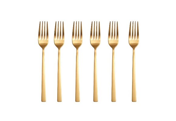 Luxe Vorkenset – 6-delig | Goud RVS