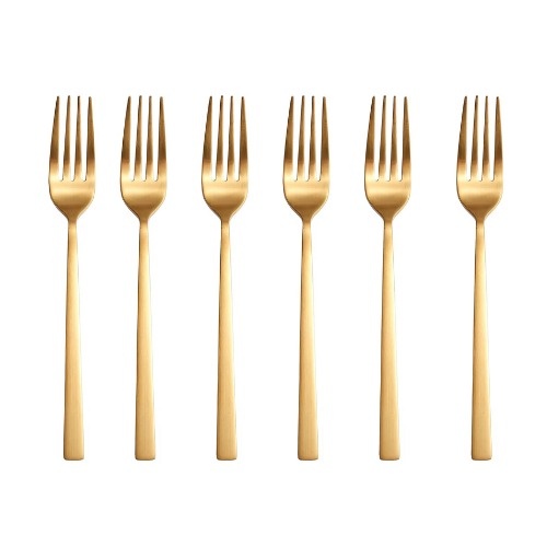 Luxe Vorkenset – 6-delig | Goud RVS