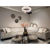 Hoekbank Divano Licht taupe - Pocketvering