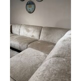 Hoekbank Divano Licht taupe - Pocketvering