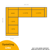 Hoekbank Divano Licht taupe - Pocketvering