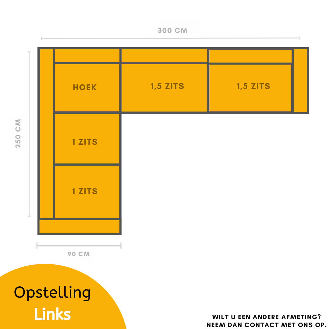 Hoekbank Divano Licht taupe - Pocketvering