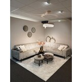 Hoekbank Divano Licht taupe - Pocketvering